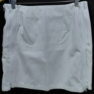 GAZEBO White Skirt Solid Women Size t2